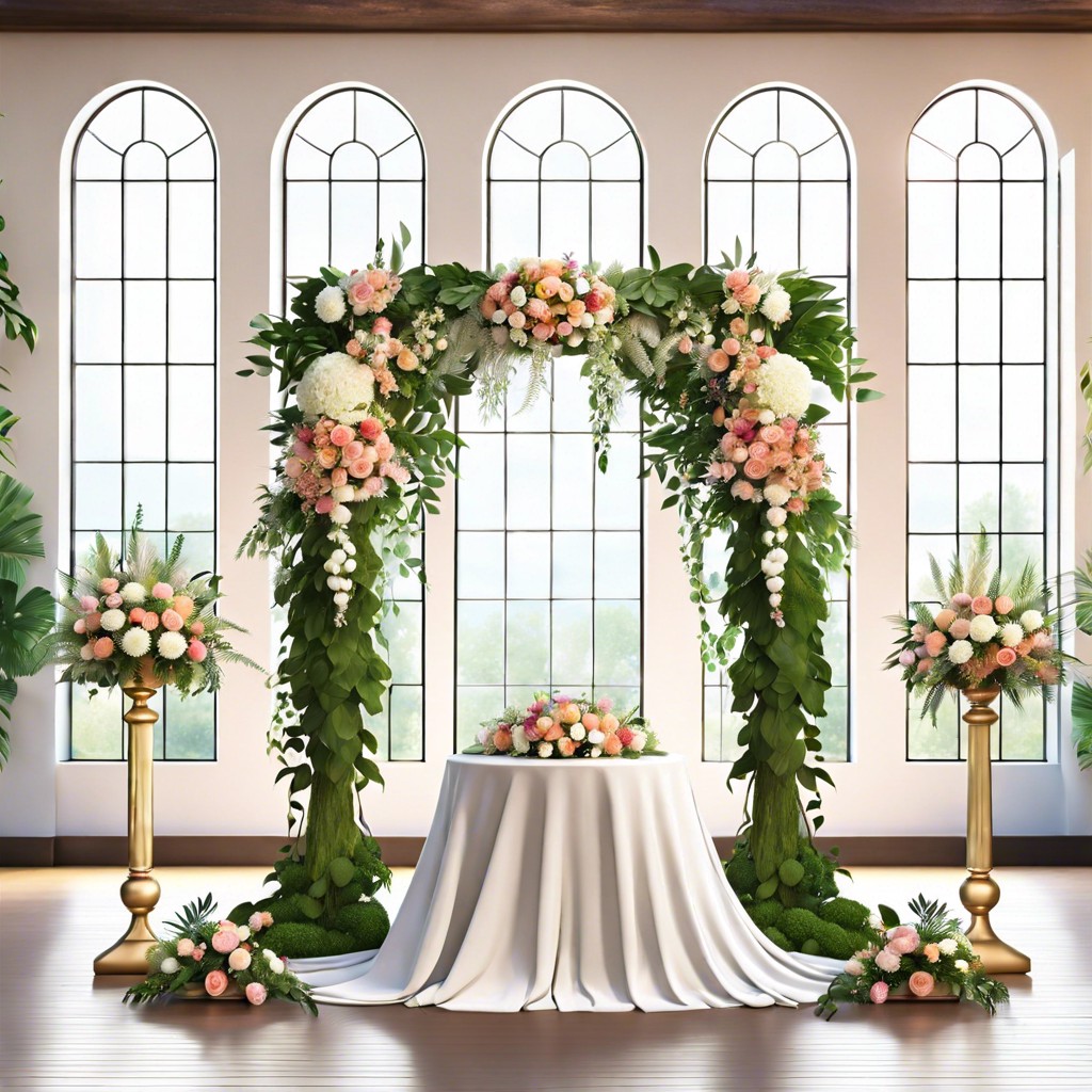 hanging garden backdrop