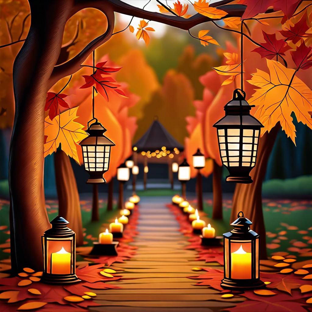 lantern lit pathways