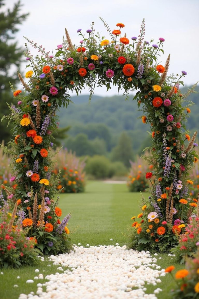 33 Enchanting Wildflower Wedding Theme Ideas for a Romantic Day